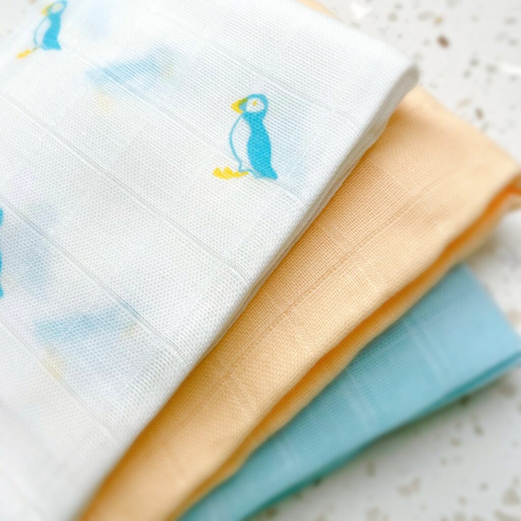pack pf kiki & Sebby muslins 